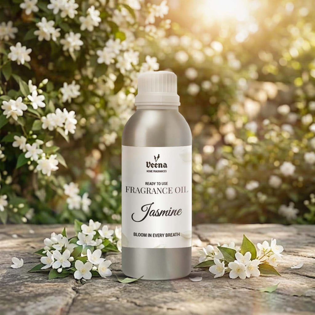 Veena Jasmine Home Fragrance Oil – Ready to Use Premium Aroma Blend, Bloom in Every Breath