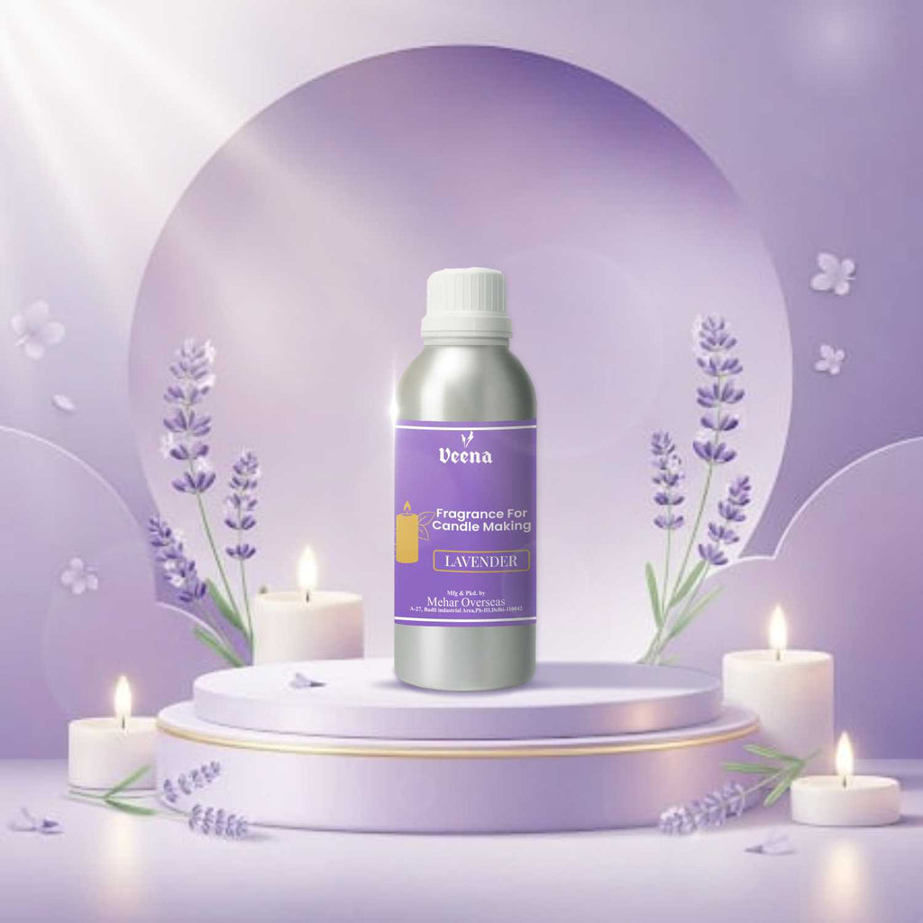Lavender Fragrance Oil for Candle Making – 100 ml – Calming Floral Aroma