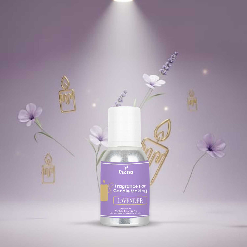 Lavender Fragrance Oil for Candle Making – Calming Floral Scent