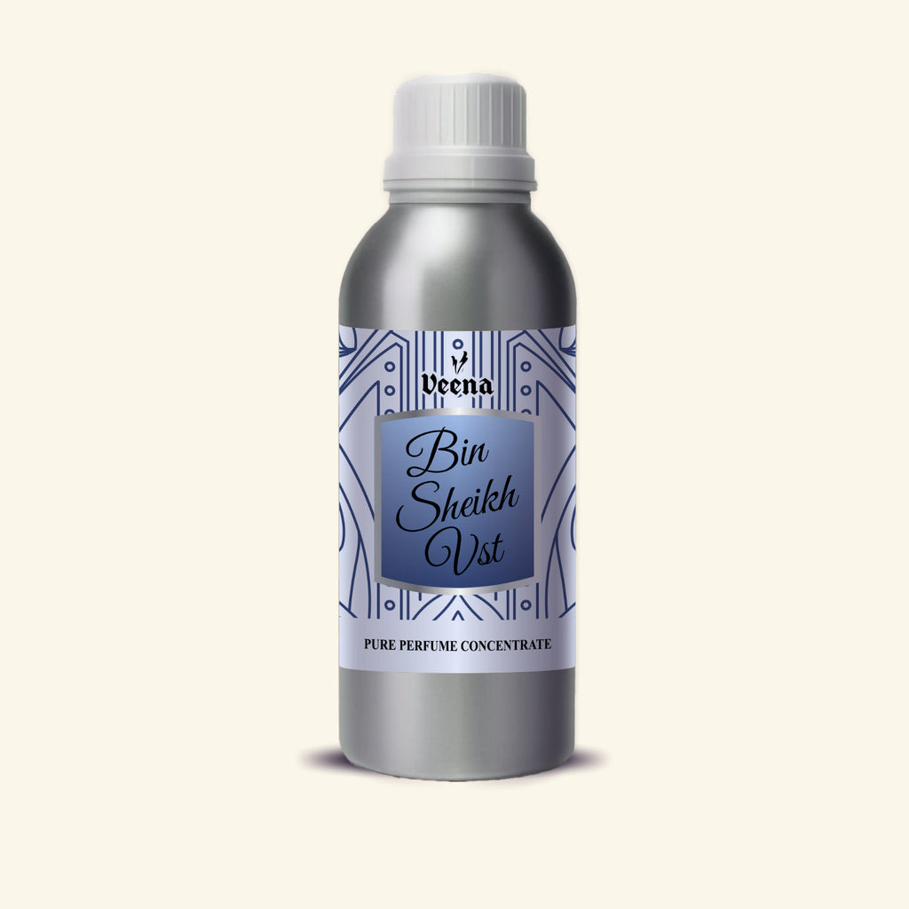 Veena Bin Sheikh Vst Pure Perfume Concentrate silver aluminum bottle premium fragrance oil