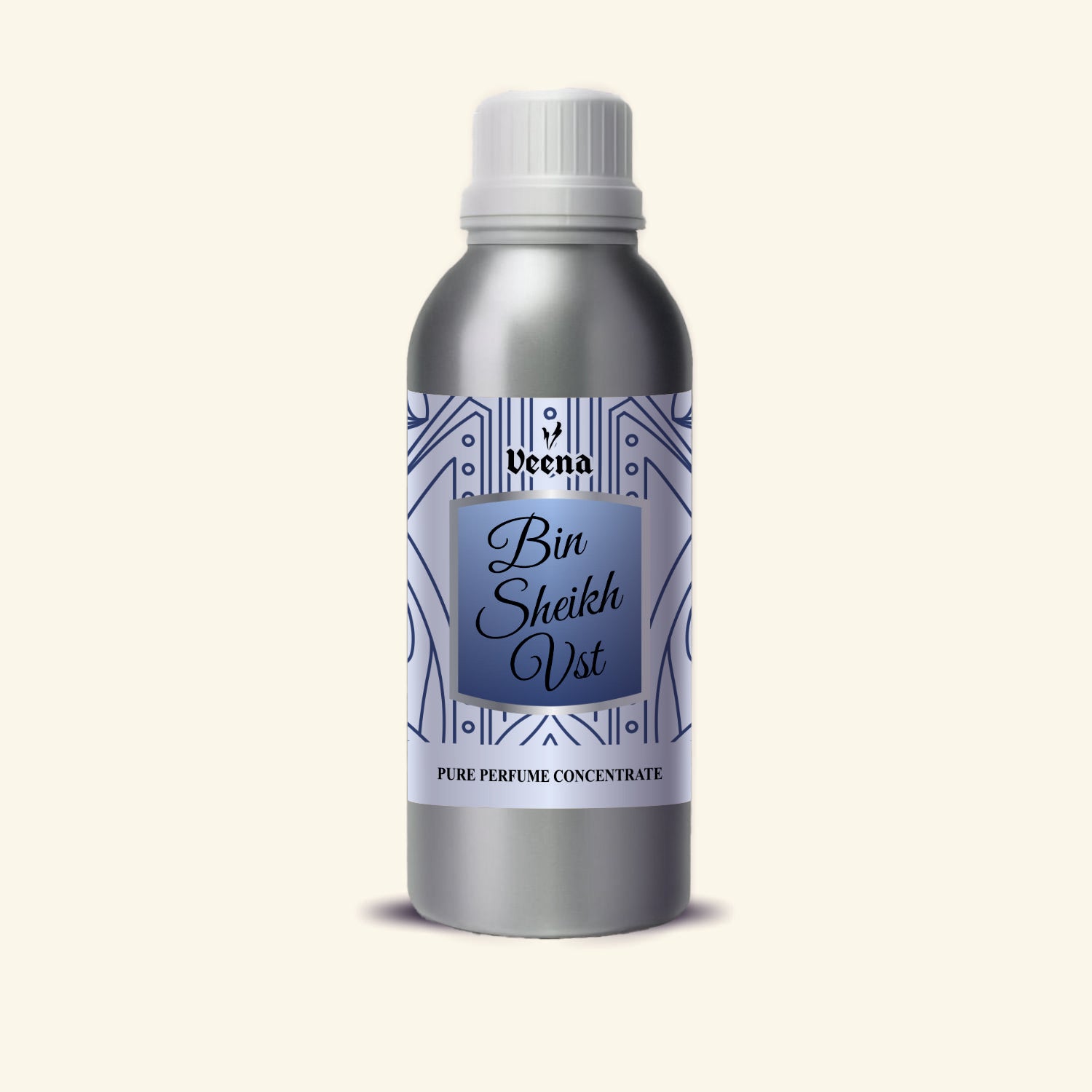 Veena Bin Sheikh Vst Pure Perfume Concentrate silver aluminum bottle premium fragrance oil